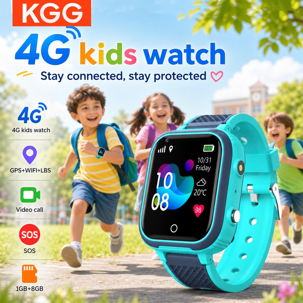 4G Kids Smart Watch Video Call - Smartwatch Watches For Kids With Gps ulasan dan harga