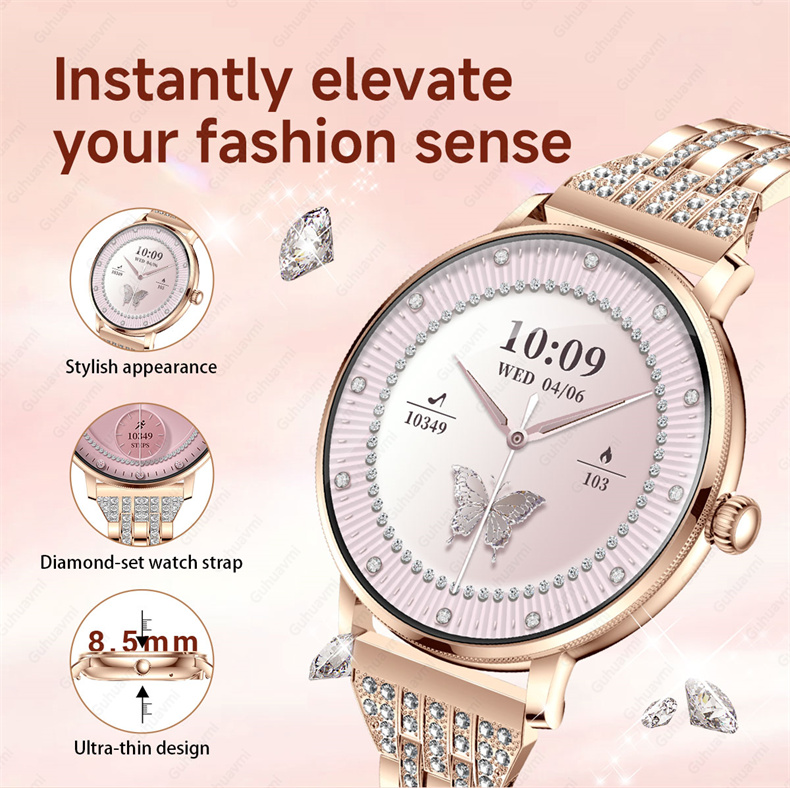 2026New Fashion Women Smart Wa - Watches Ladies Smartwatch ulasan dan harga