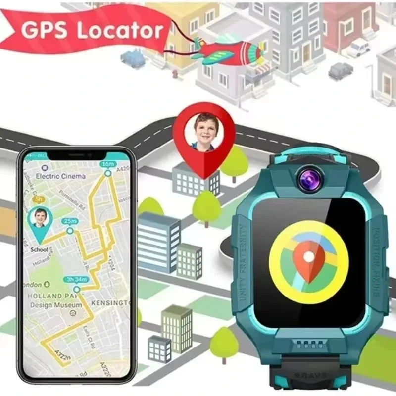 Lenovo 2026 New 5G Waterproof  - Smartwatch Watches For Kids With Gps ulasan dan harga