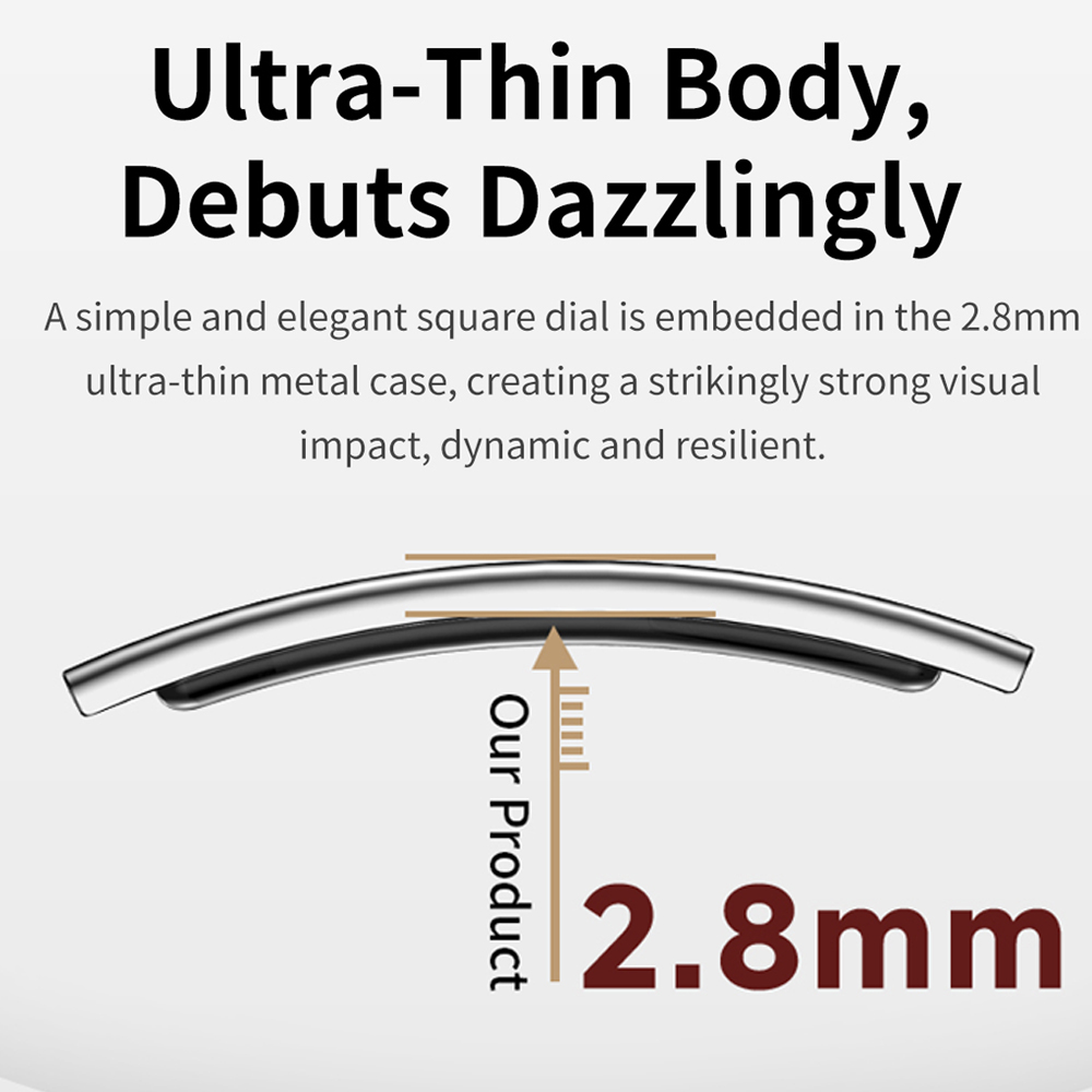 Ultra-Thin Smart Bracelet Wome - Watches Ladies Smartwatch ulasan dan harga